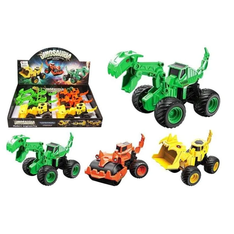 Big Wheel Dinosaur Construction Truck Assorted - 5" 1