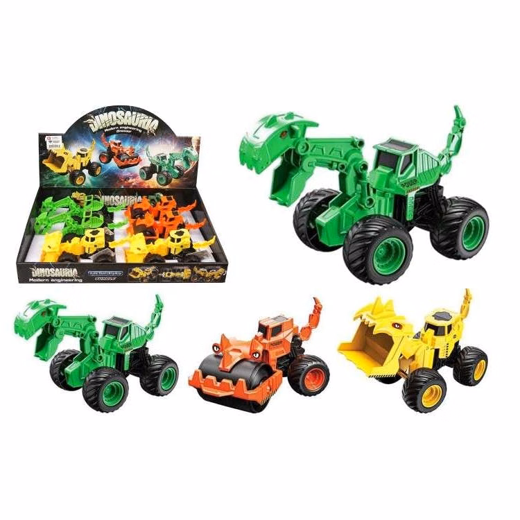 Big Wheel Dinosaur Construction Truck Assorted - 5"
