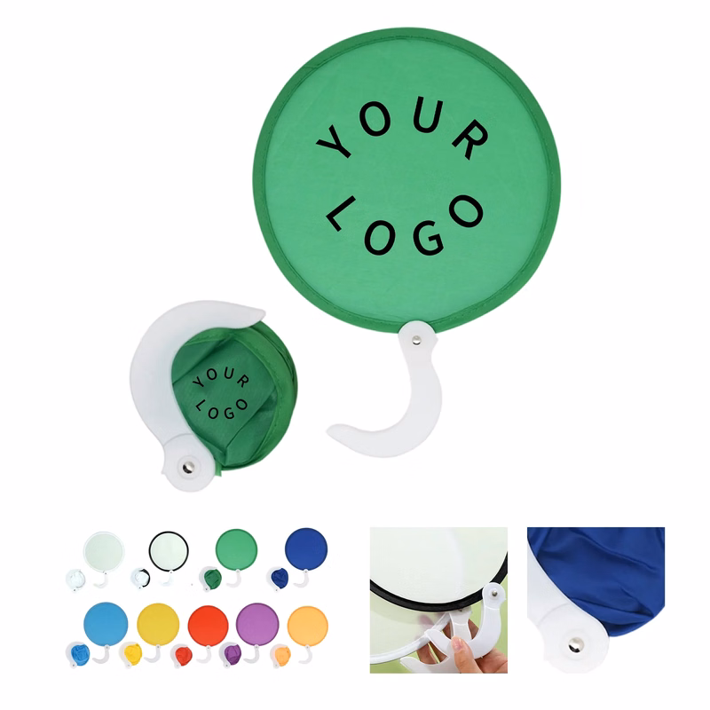 Compact Nylon Fan Collapsible with Storage