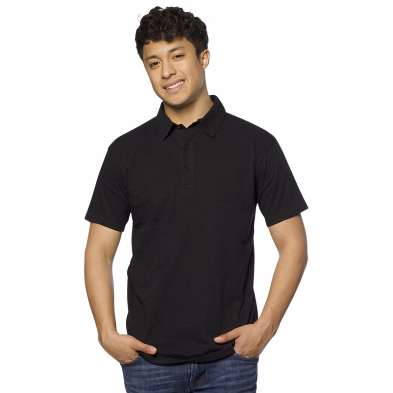 4.5 oz Unisex Eco Triblend Polo USA Made