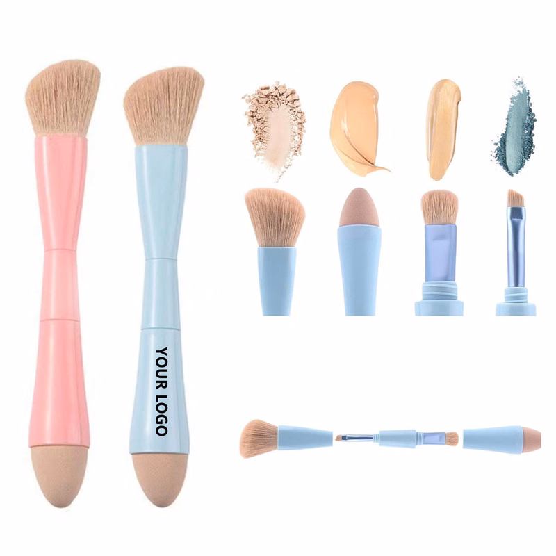 4-In-1 Portable Makeup Brush