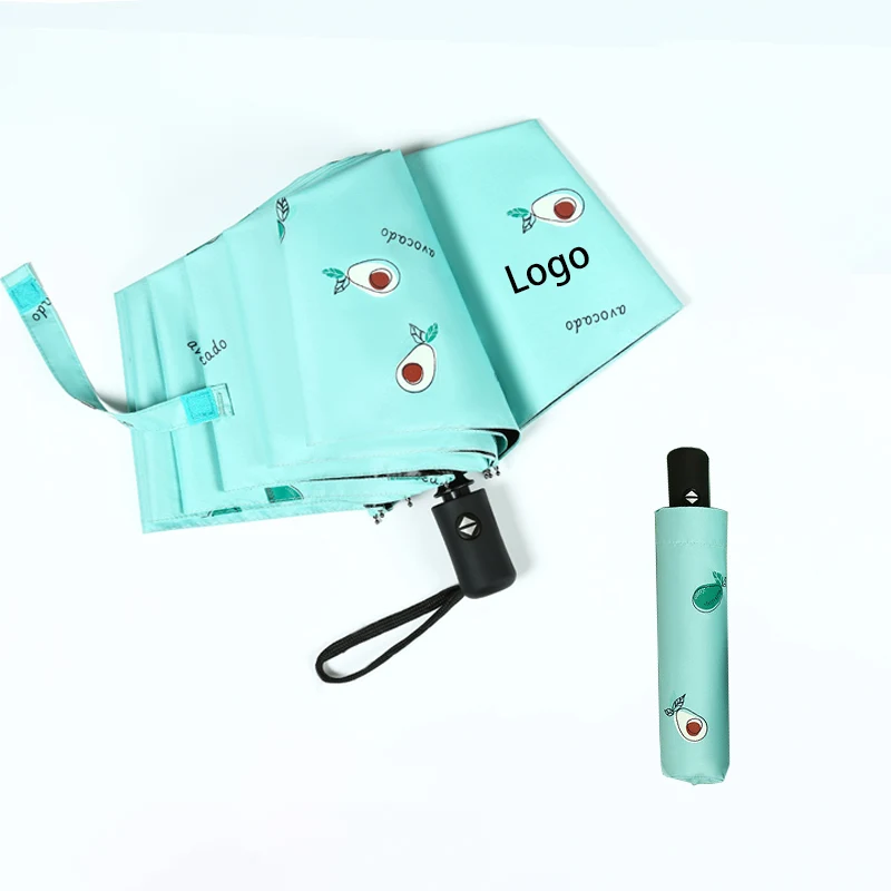 Fruits Pattern Windproof Automatic Sun/Rain Umbrella 1