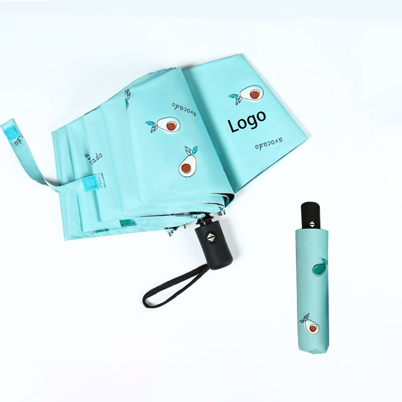 Fruits Pattern Windproof Automatic Sun/Rain Umbrella