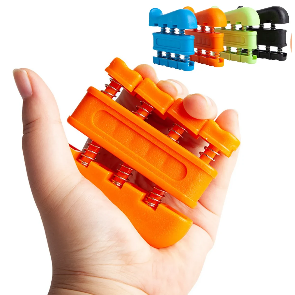 Colorful Finger Strengthener Exerciser/Hand Grip Workout Equ 1