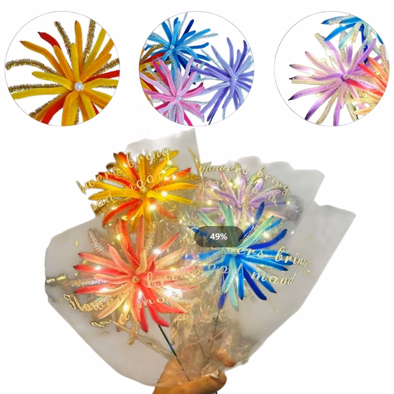 Plush Firework Ornament