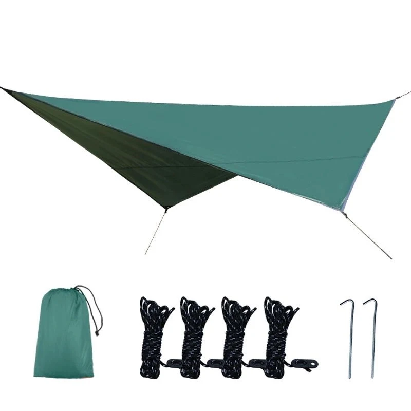 Four Corners Diamond Shape Camping Tent Tarp 1