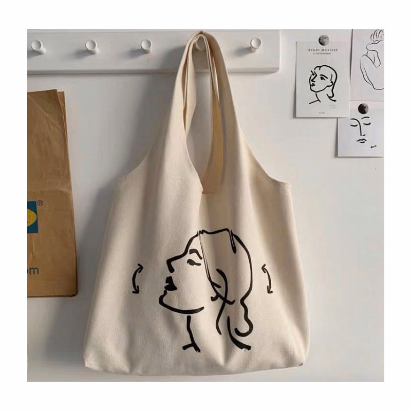 Custom Logo Tote Shopping canvas Bag