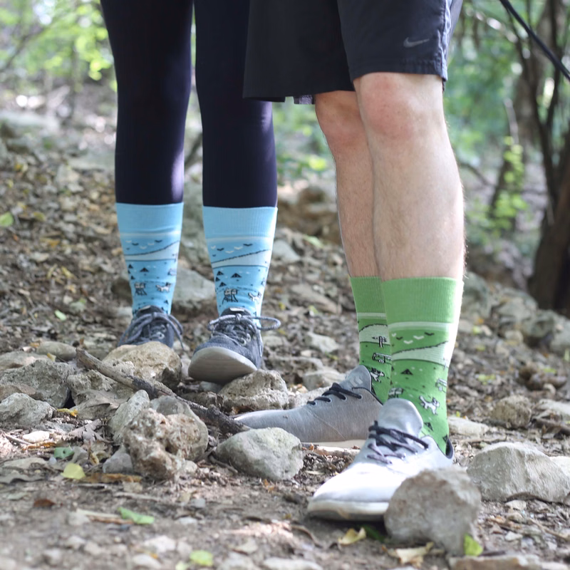 Custom Hiking Socks - Personalized Comfort for Trail Adventurers - American Made