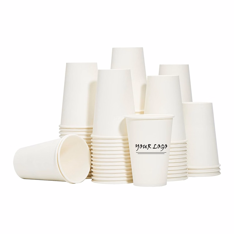 100 Pcs 12 oz Disposable Paper Coffee Cups