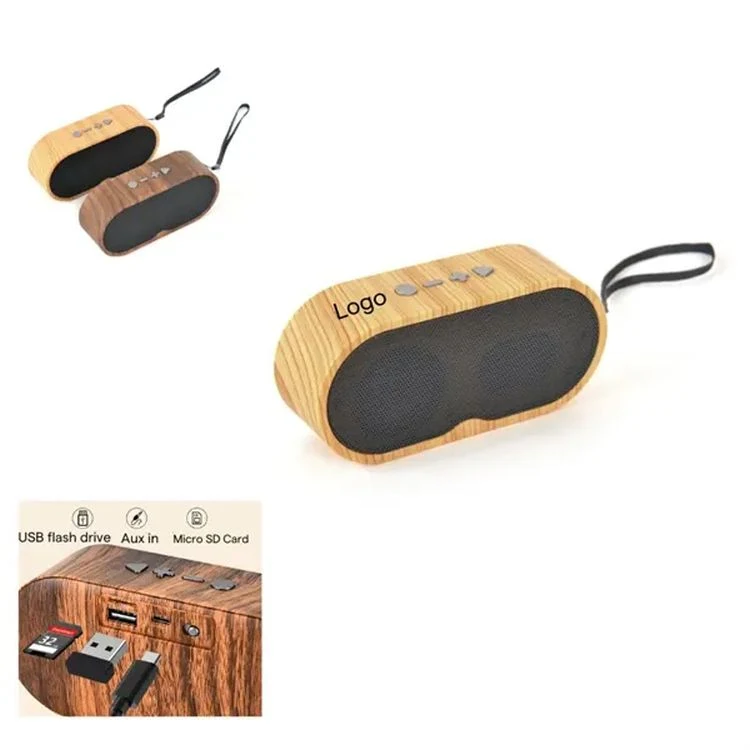Retro Wood Bluetooth Speaker 1