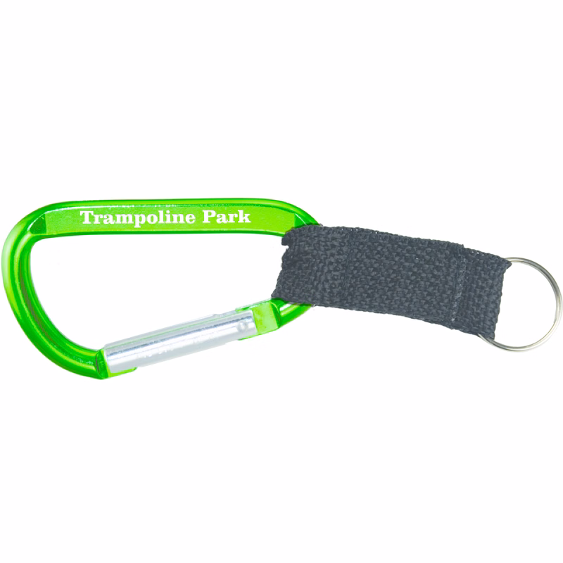 3" Large Carabiner with Web Strap