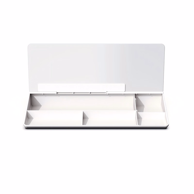 Glass Caddy Desk Tray