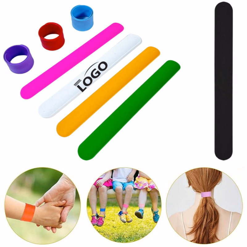 MOQ-10PCS Custom Roll Clip Silicone Buckle Strap