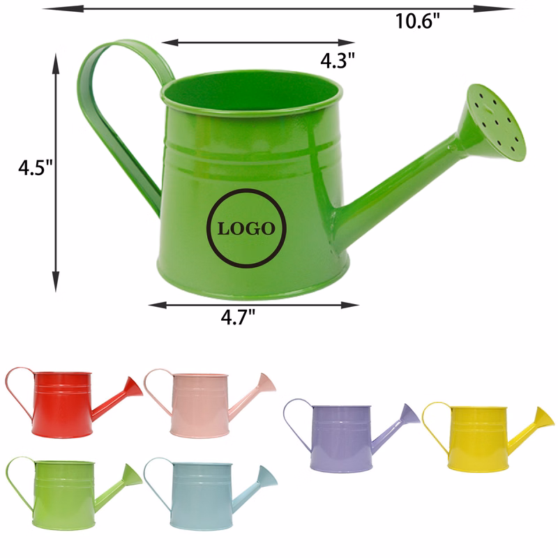 MOQ 50 PCS Durable Watering Can Flower Pot Ornament