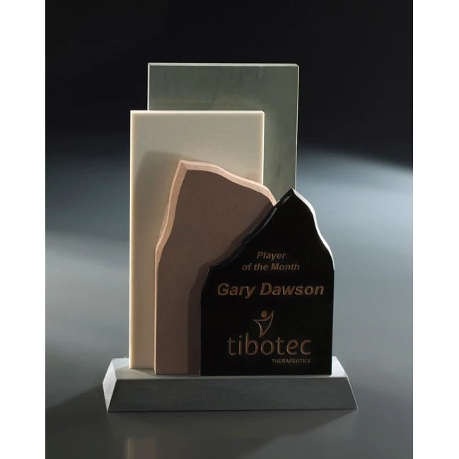 Artistic Expressions Crystal Twin Peaks and Cityscape Award 1
