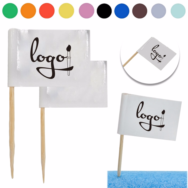 Disposable Food Toothpick Flag