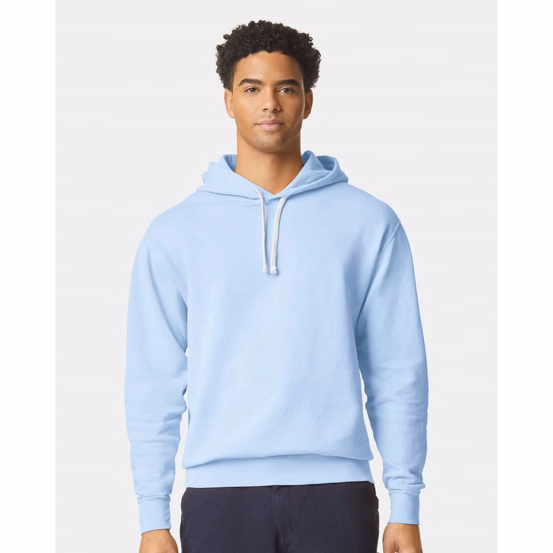 Unisex Garment-Dyed Lightweight Hooded Sweatshirt - 1467
