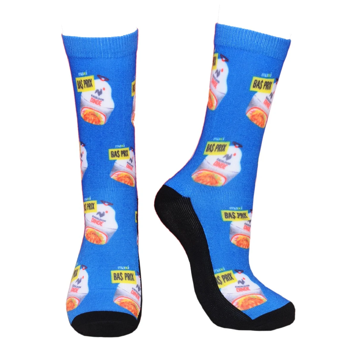 Crew 360 digital print socks sole with cushion loop 1
