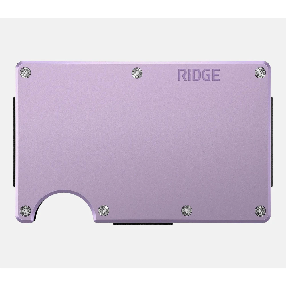 RIDGE® Slim Aluminum RFID Wallet with Cash Strap 1