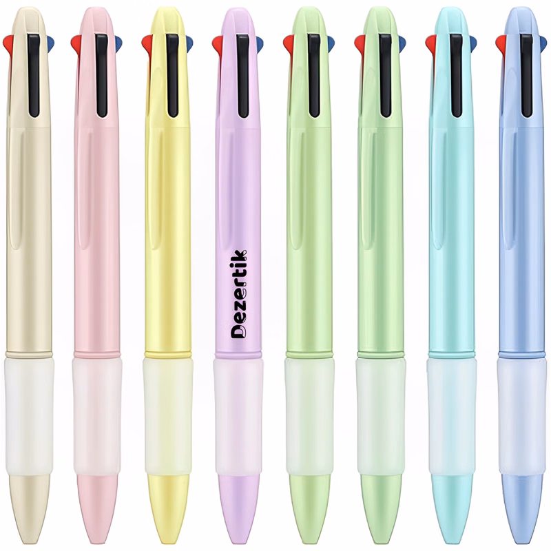 4-in-1 Multi-Function Students Click Pen for writing