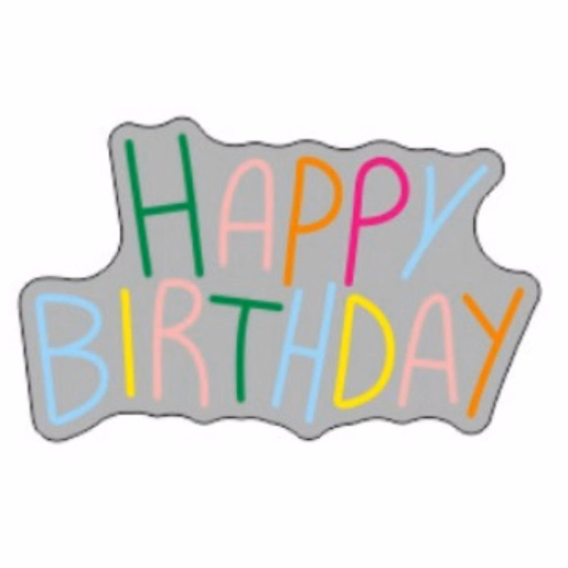 Happy Birthday LED Neon Light