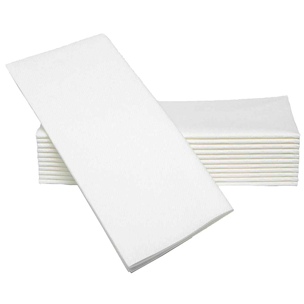 100-pack 1/6 1-ply 12" x 12"(unfold) Disposable Absorbent Paper Napkins 1