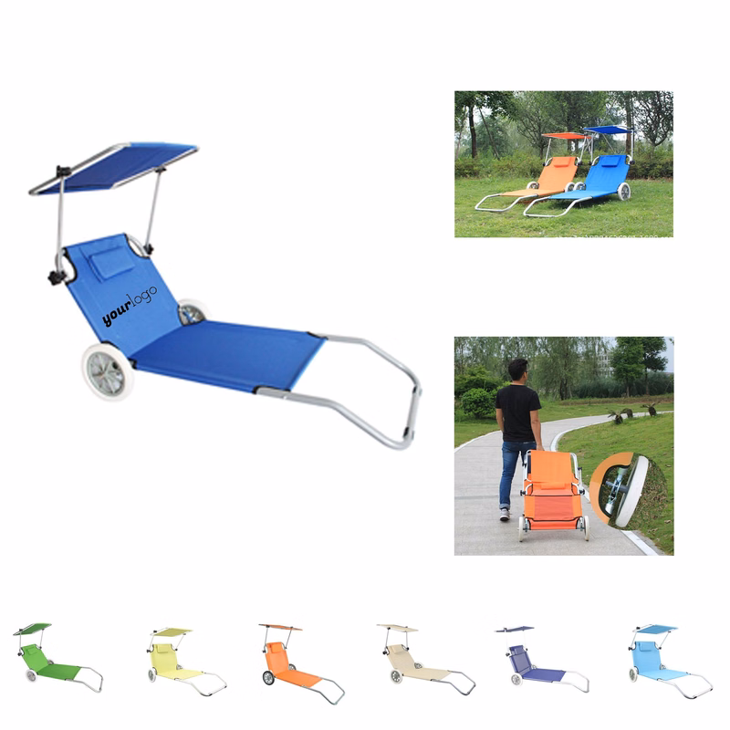 Sun-Shading Folding Beach Chair