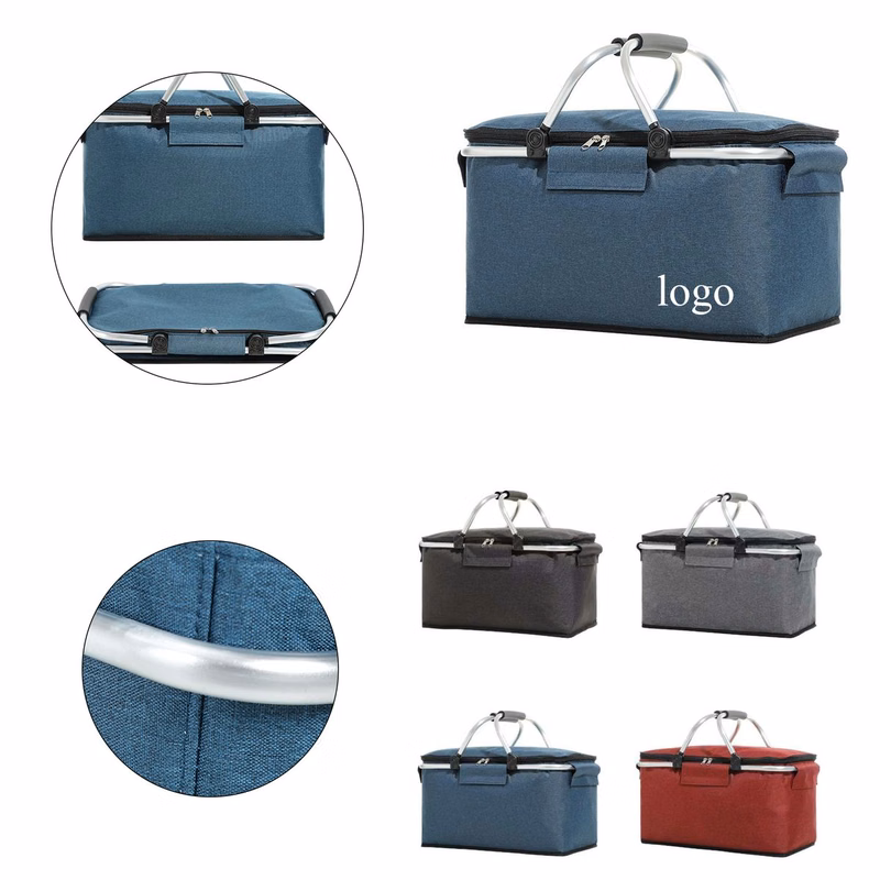 Foldable Frame Picnic Storage Basket