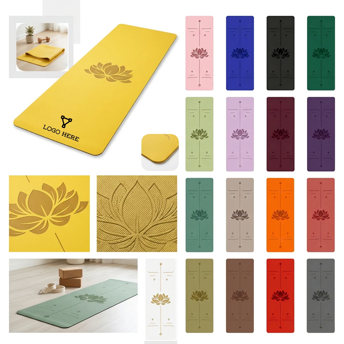 Eco-Friendly Thick Yoga Mat 1