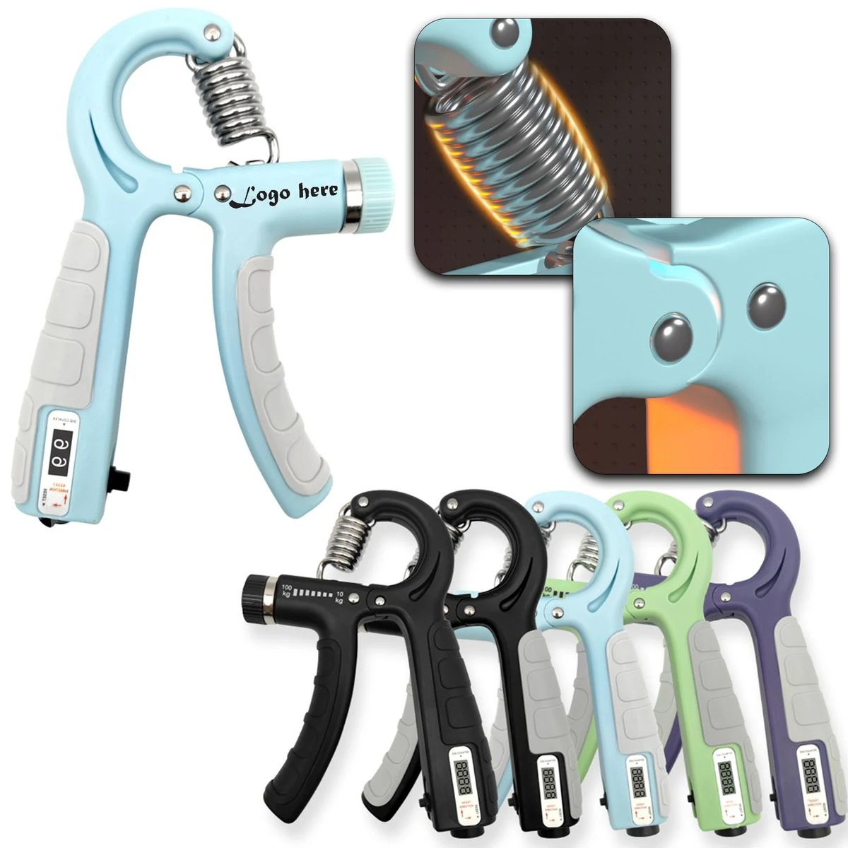 Portable Grip Exerciser Wrist Forearm Strength Tool 1