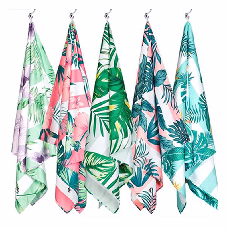 Full Color Microfiber Beach Towel MOQ 50 PCS