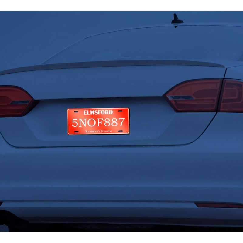 Reflective Custom License Plates