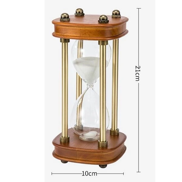 Square Wood Time Hourglass Timer 15 Minute 1