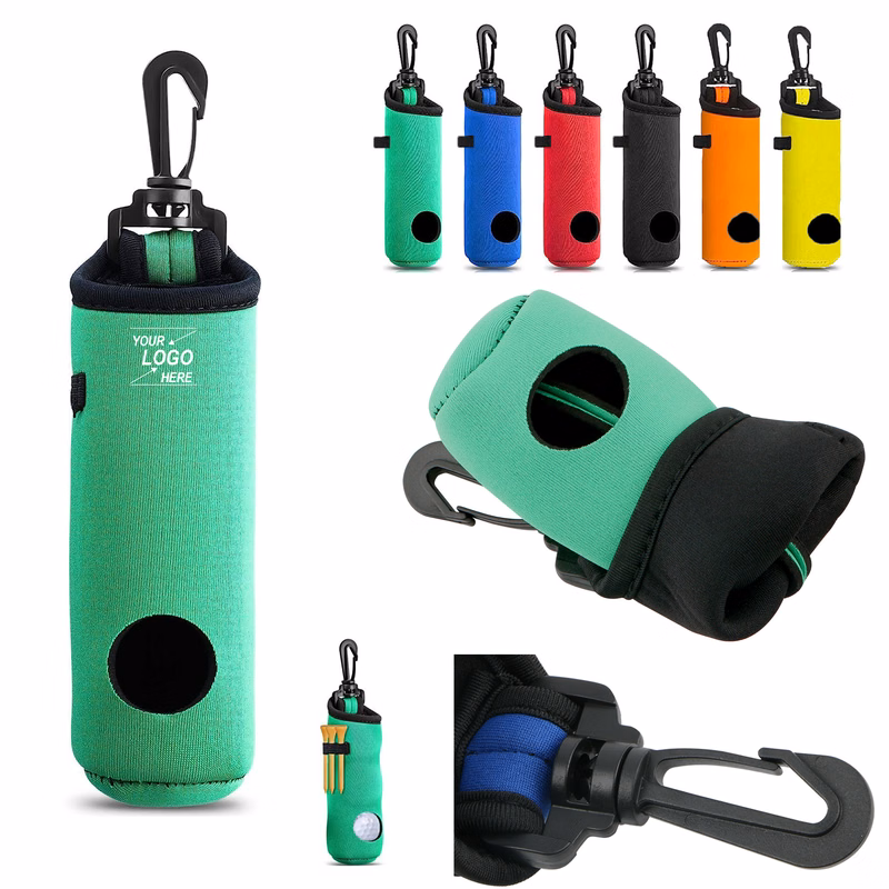 Golf Tee and Ball Holder Bag - Portable and Easy to Carry