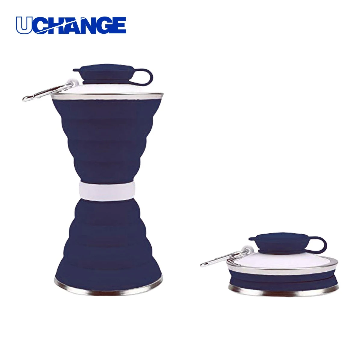 Silicone Collapsible Water Cup Container (17Oz) 1