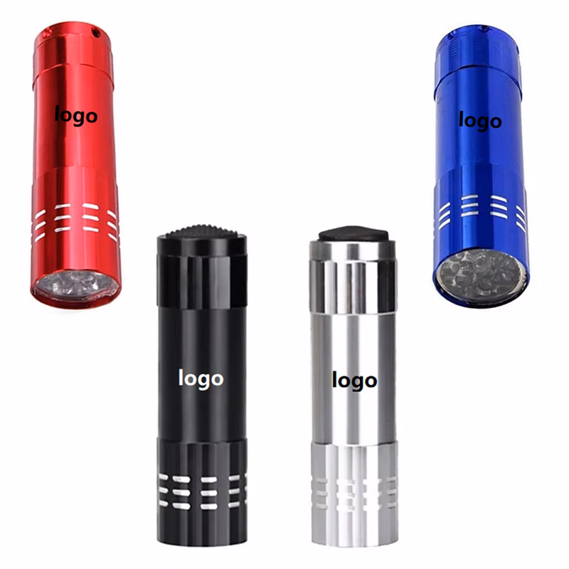 Aluminum Alloy 9 LED Flashlight