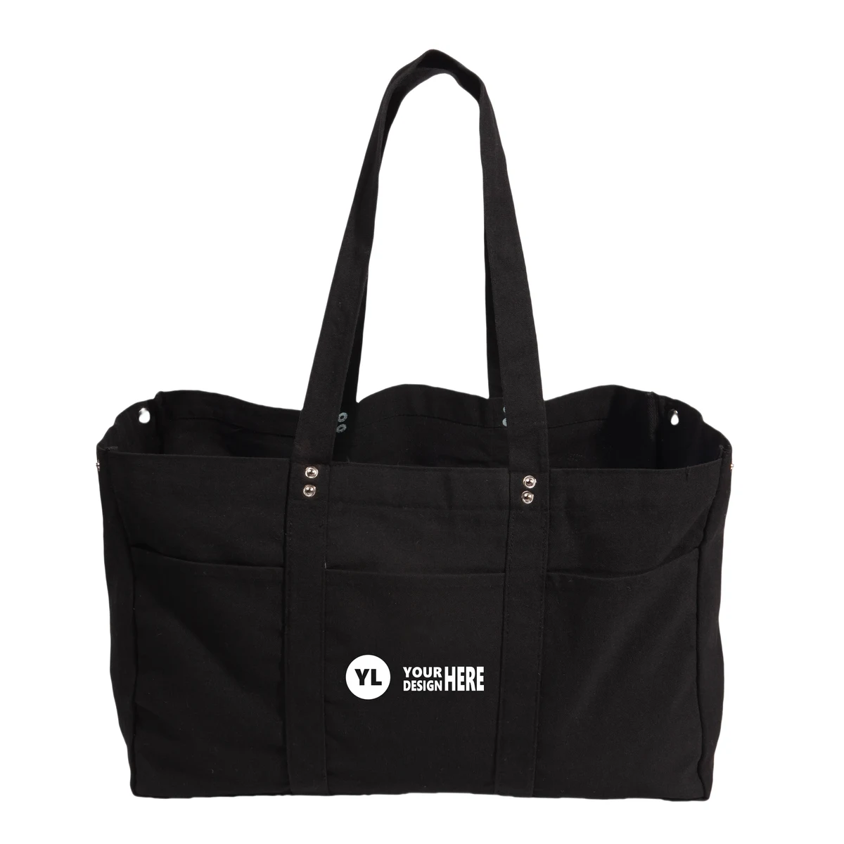 Canvas Utility Tote Bag, custom tote bag with logo imprint 1