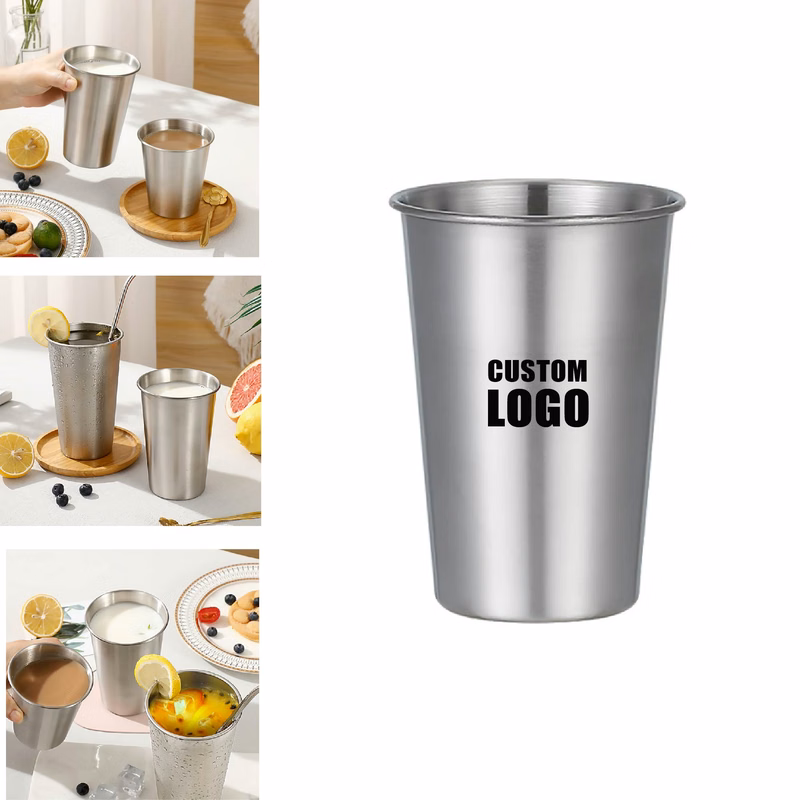 MOQ 10 pcs 304 Stainless Steel Beer Mug