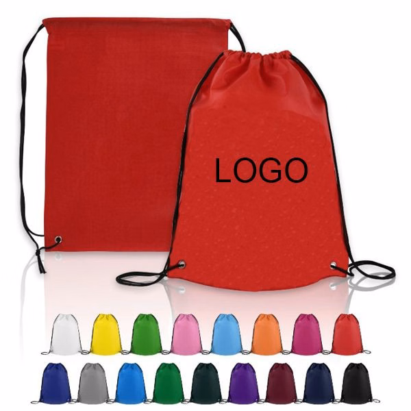 Non-Woven Drawstring Backpack W/ Grommets (14" x 18")