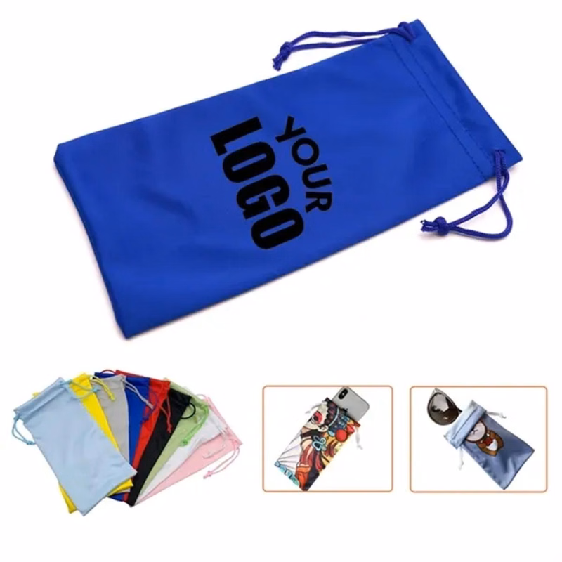 Microfiber Drawstring Sunglasses Pouch