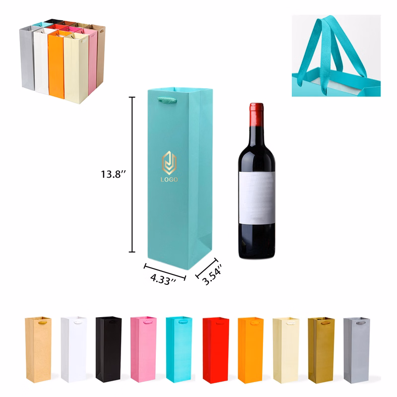 Colorful Wine Gift Bag MOQ 100