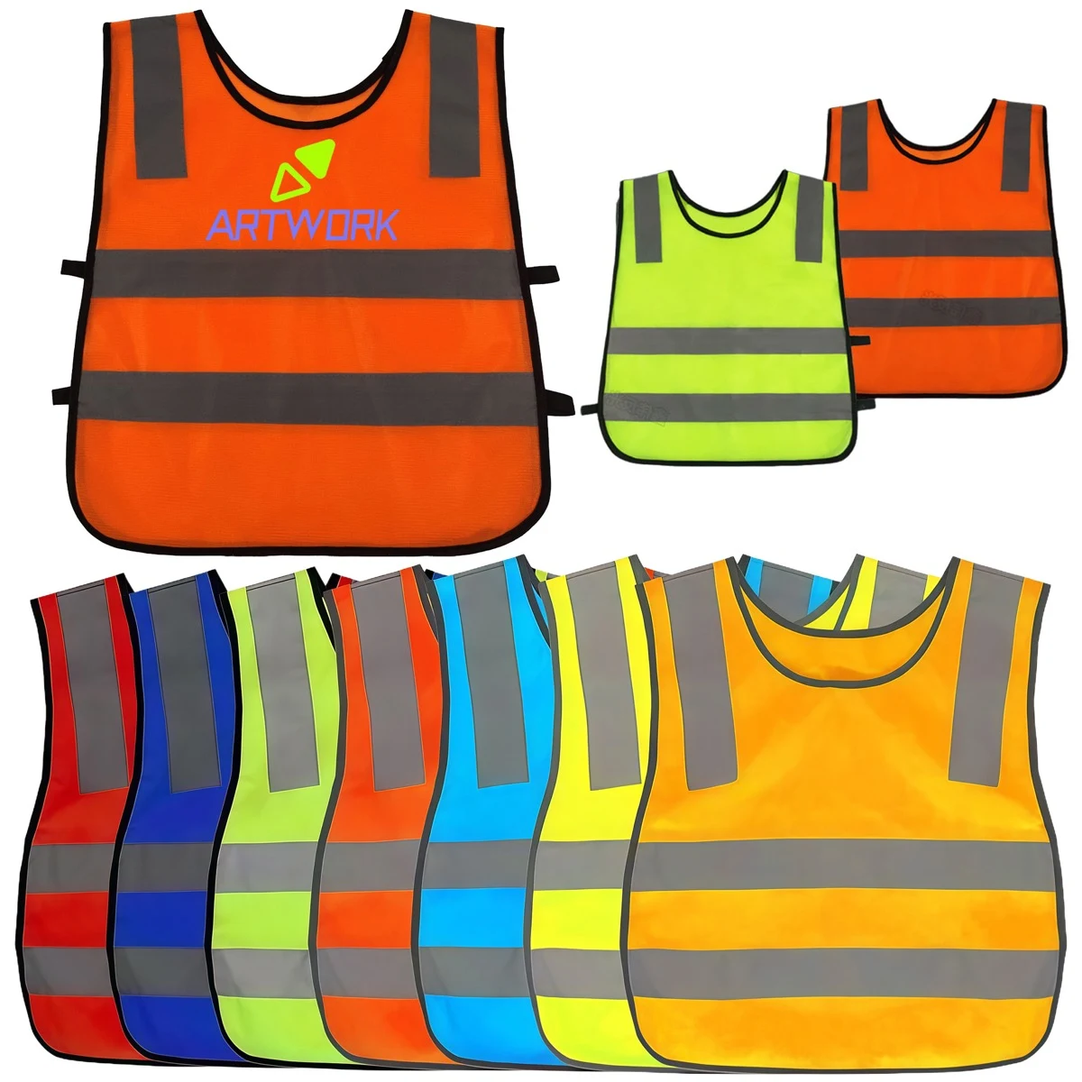 Kid Night Reflective Running Vest 1