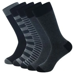 Men'S Stockings Plus Size Striped Solid Color 1