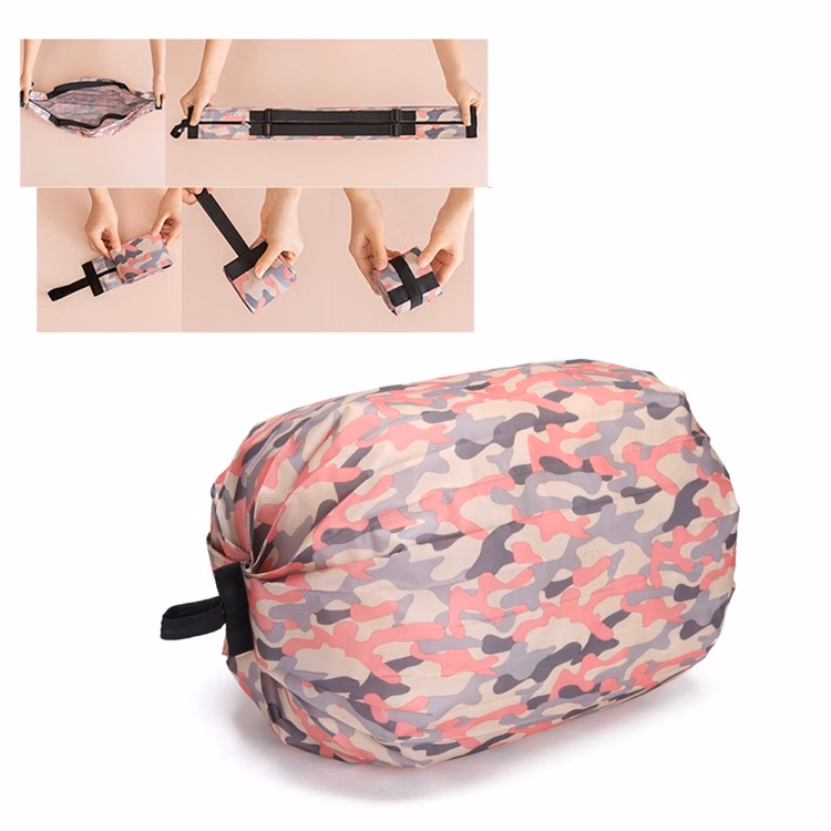 Laiska foldable reusable shopping bag, travel large beach bag waterproof and sandproof, picnic camp