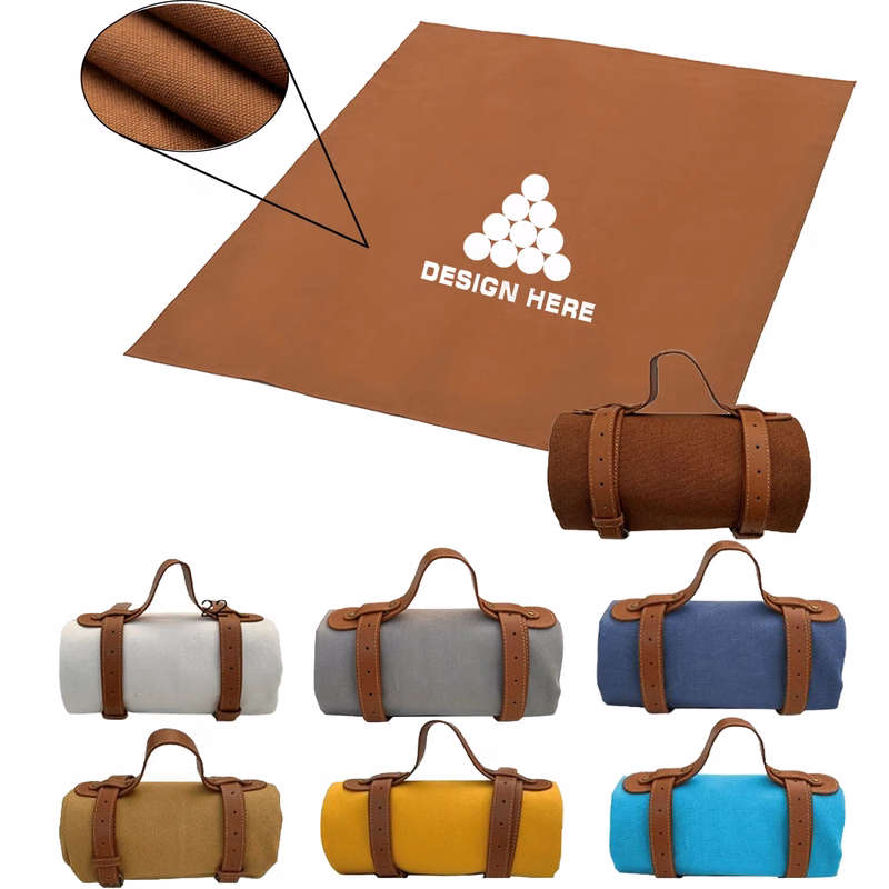 60" x 55" Cotton Foldable Picnic Mat