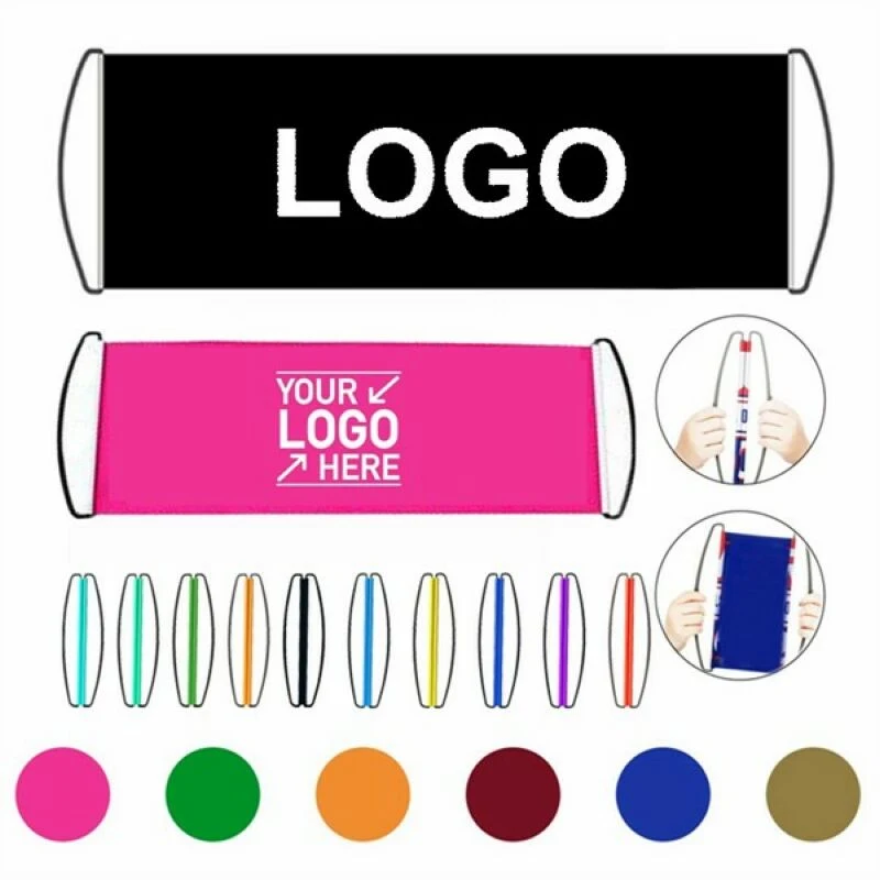 Advertising Retractable Hand Held Scrolling Banner 1