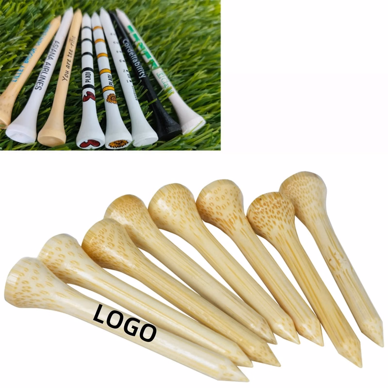 MOQ Bamboo Golf Tee Durable Eco Friendly Swing Training Aid