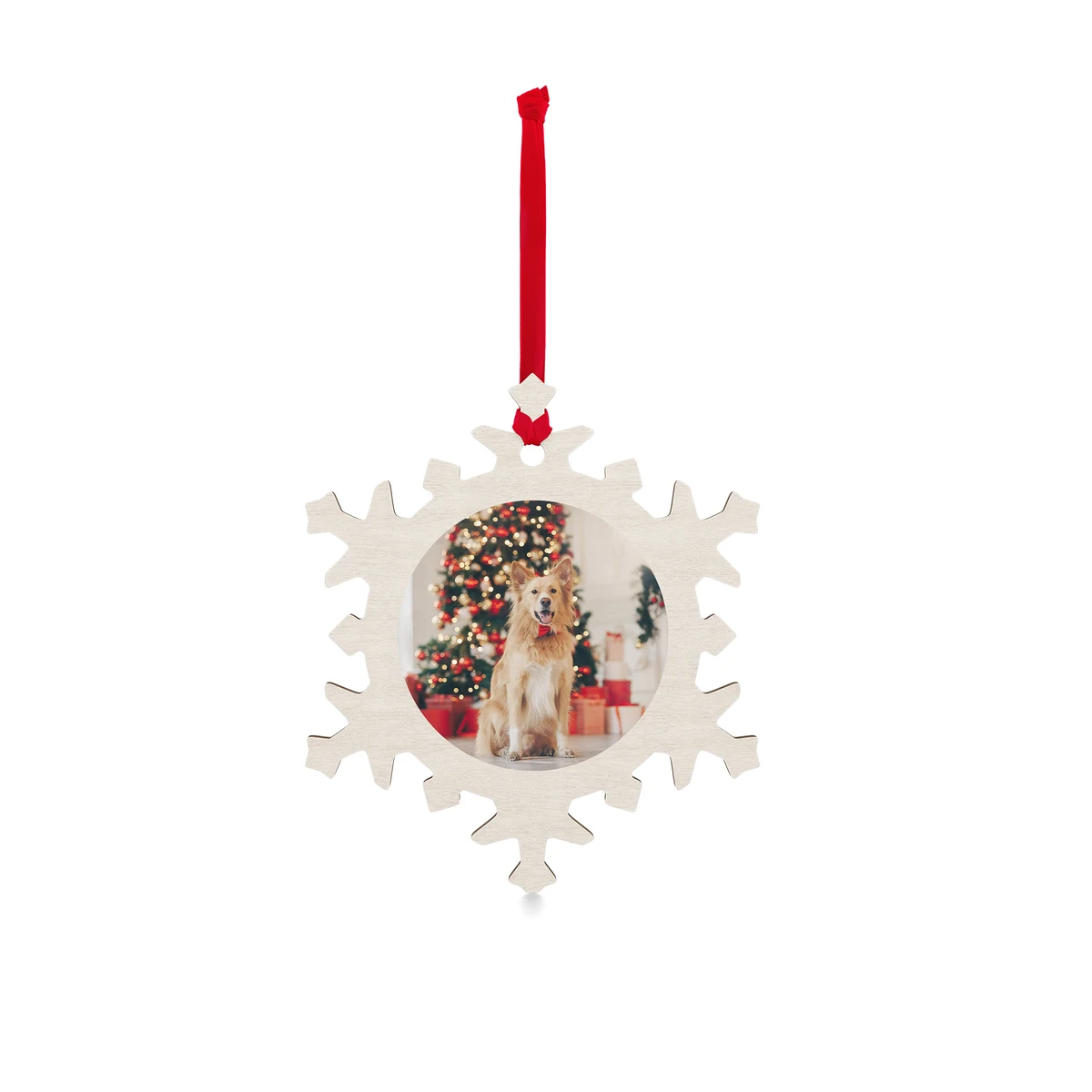 Custom Printed Wooden Christmas Ornaments – Rustic Holiday Keepsakes for Gifting & Traditions 1