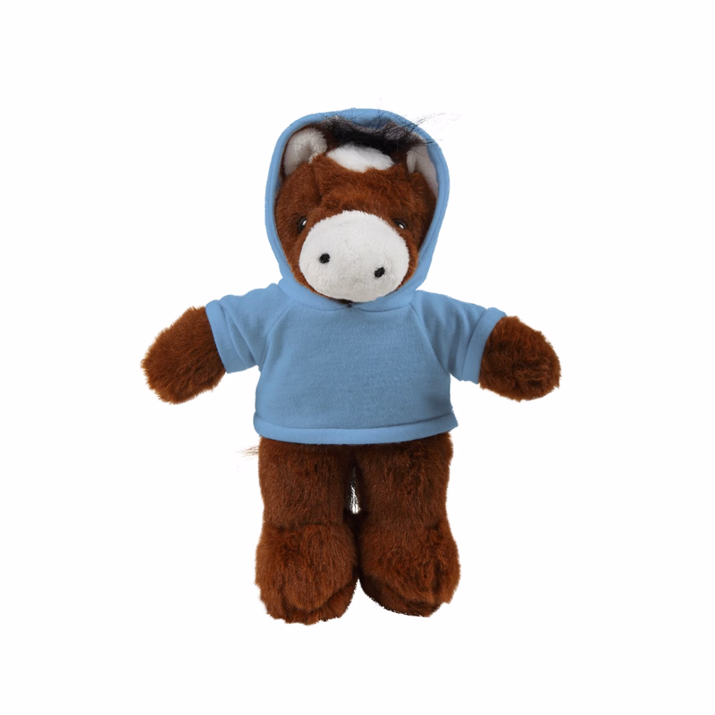 soft plush Horse with hoodie