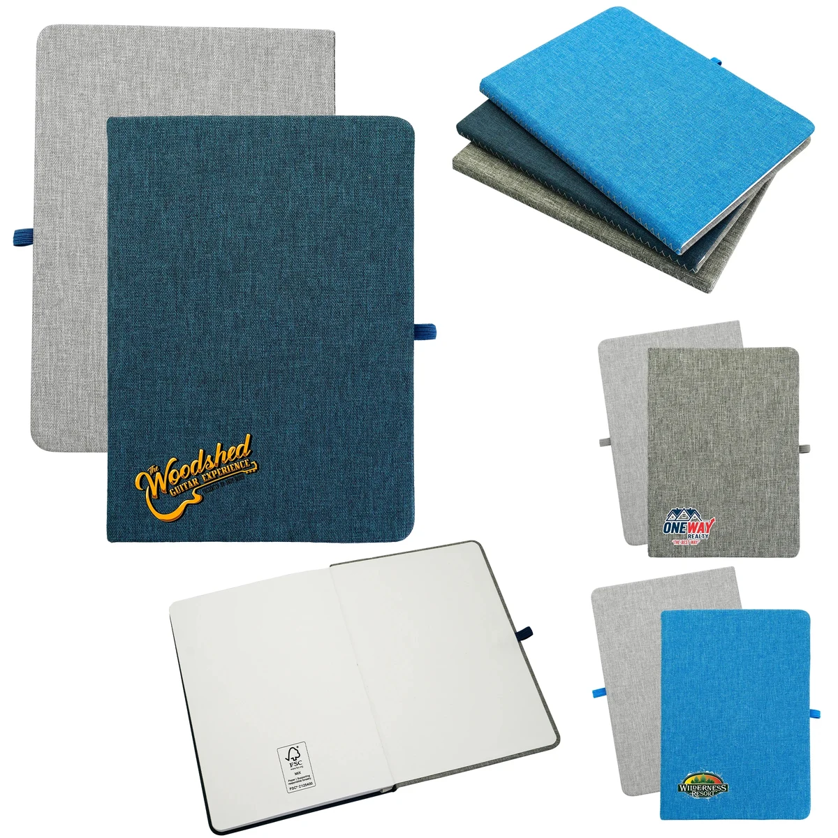 Recycled Two Tone Notebook 1